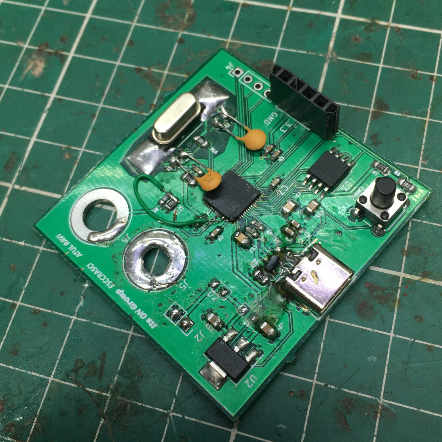 Building a board with the RP2040 ESC crasci